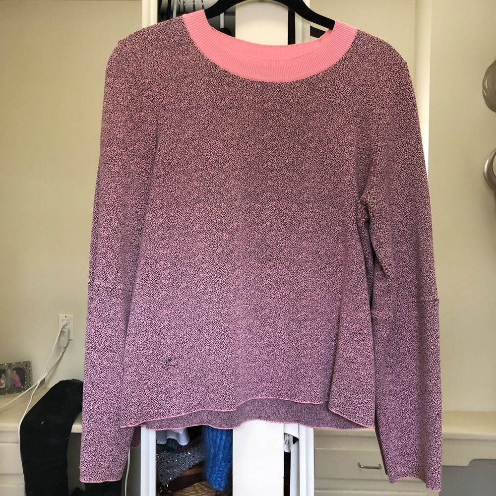 & Other Stories pink and black sweater